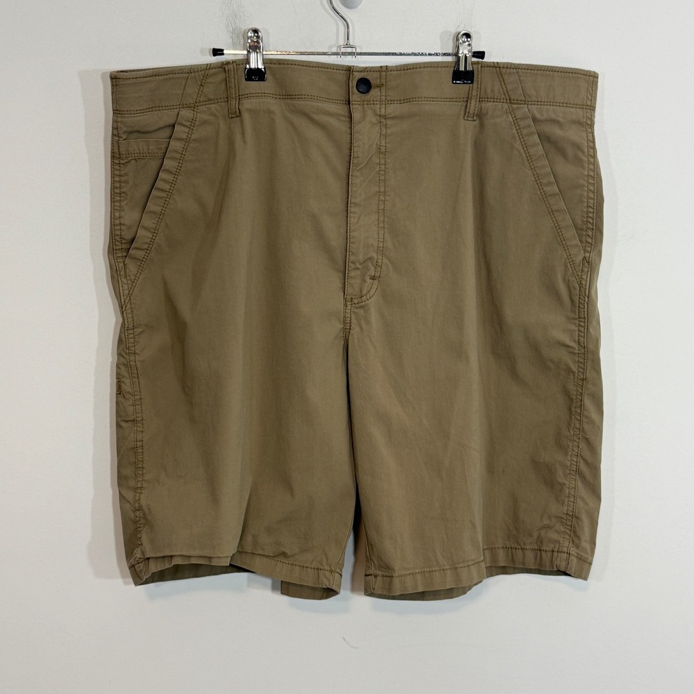 Wrangler Mens Shorts 42 Tan Khaki Outdoor Utility Casual Pockets